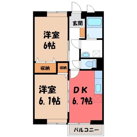 ファミリーハウス小平の物件間取画像